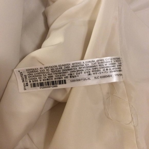 Zara Poly Oversized Sleeveless Blazer - Picture 9 of 10